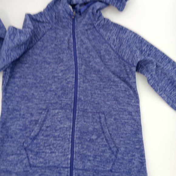 REEBOK PURPLE  MEDIUM ZIP UP JACKET WITH THUMB HOLES - Picture 8 of 15